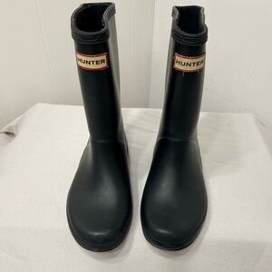 Hunter Kids Classic Black Rain Boots